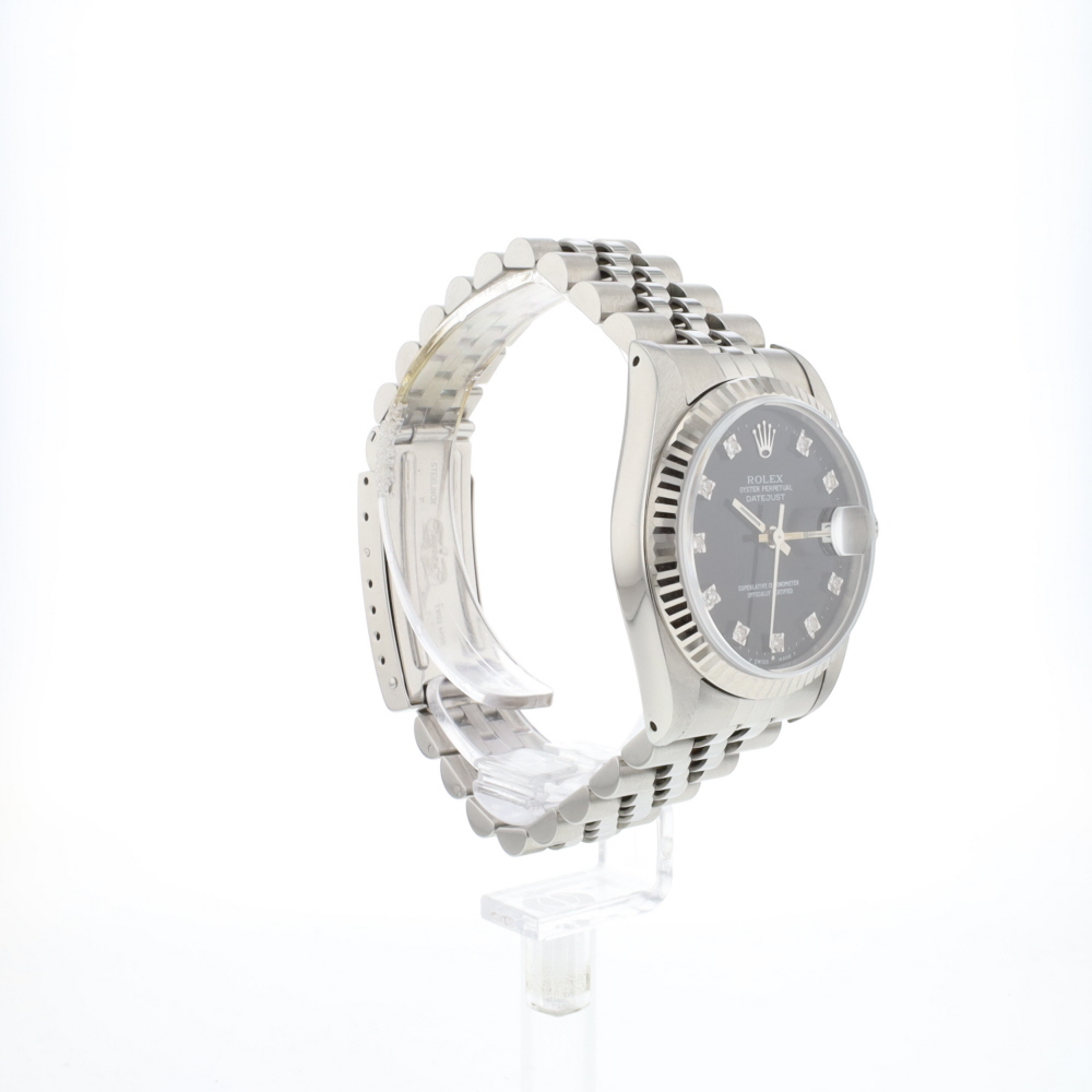 Datejust 31MM Jubilee Fluted Black Diamond Dial