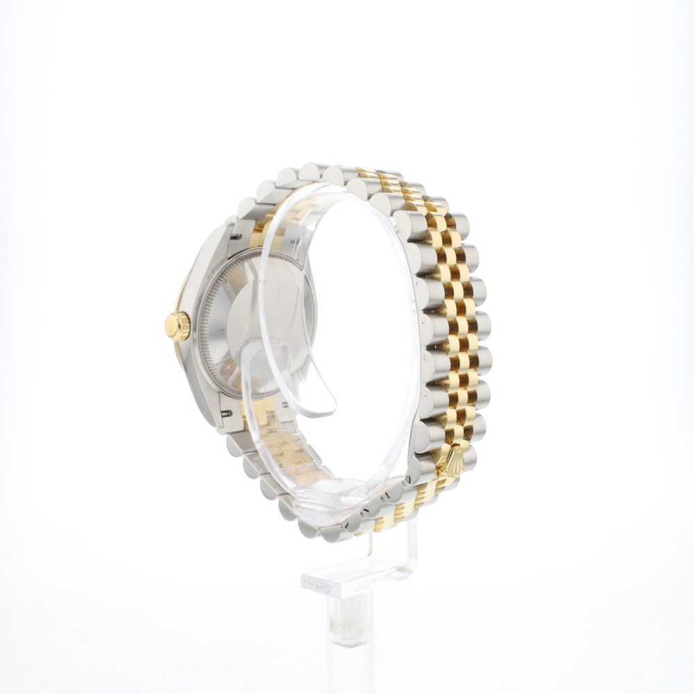 Datejust 31 Steel Gold Jubilee Fluted Silver Diamond Dial