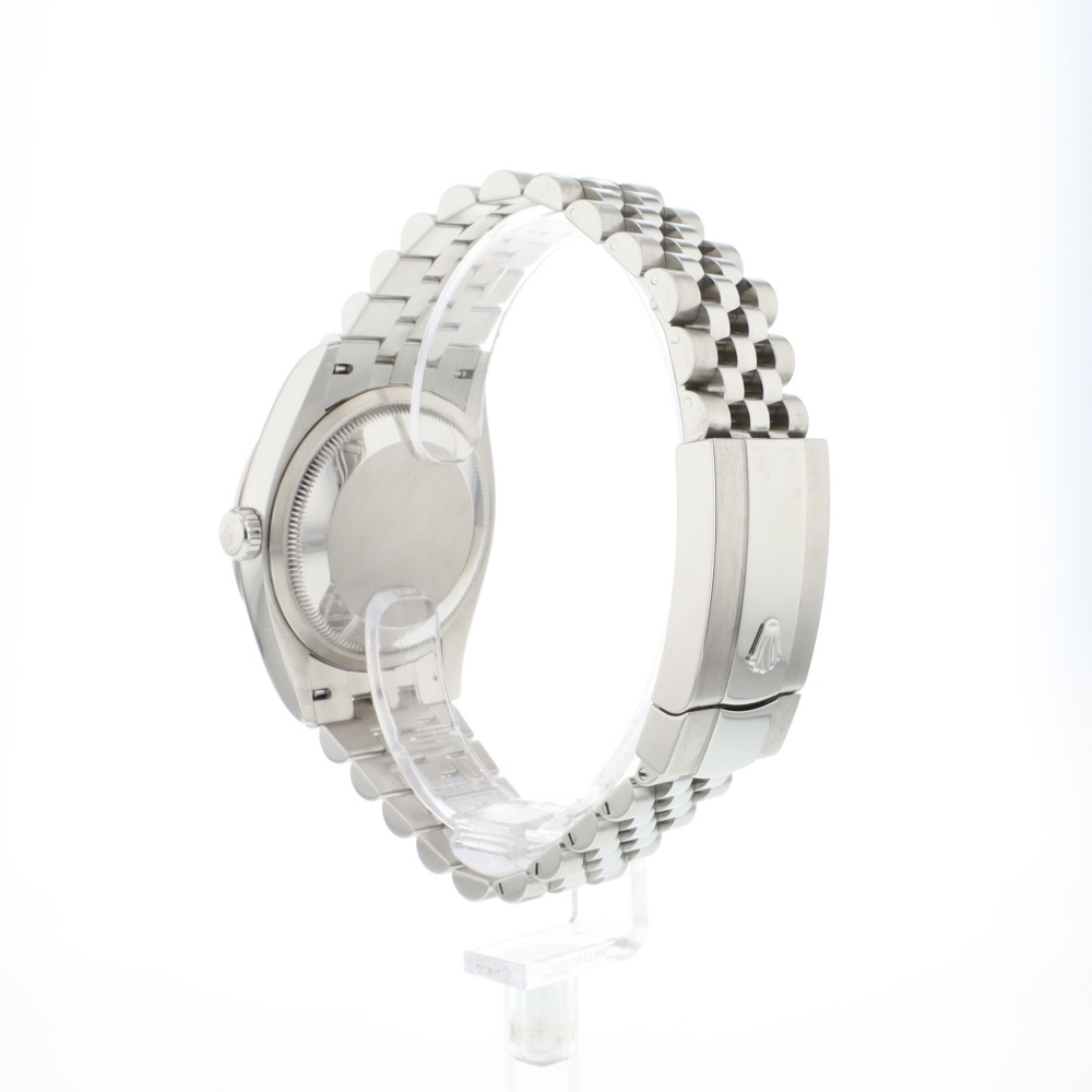 Datejust 36 Fluted Roman Diamond Silver Dial