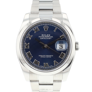 Rolex - Datejust 36 Blue Roman Dial