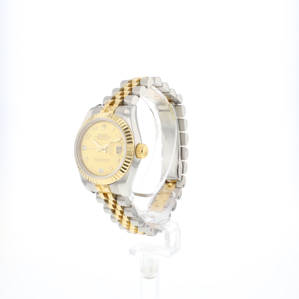 Lady-Datejust 26 Jubilee Steel/Gold Arabic Golddust Diamond Dial