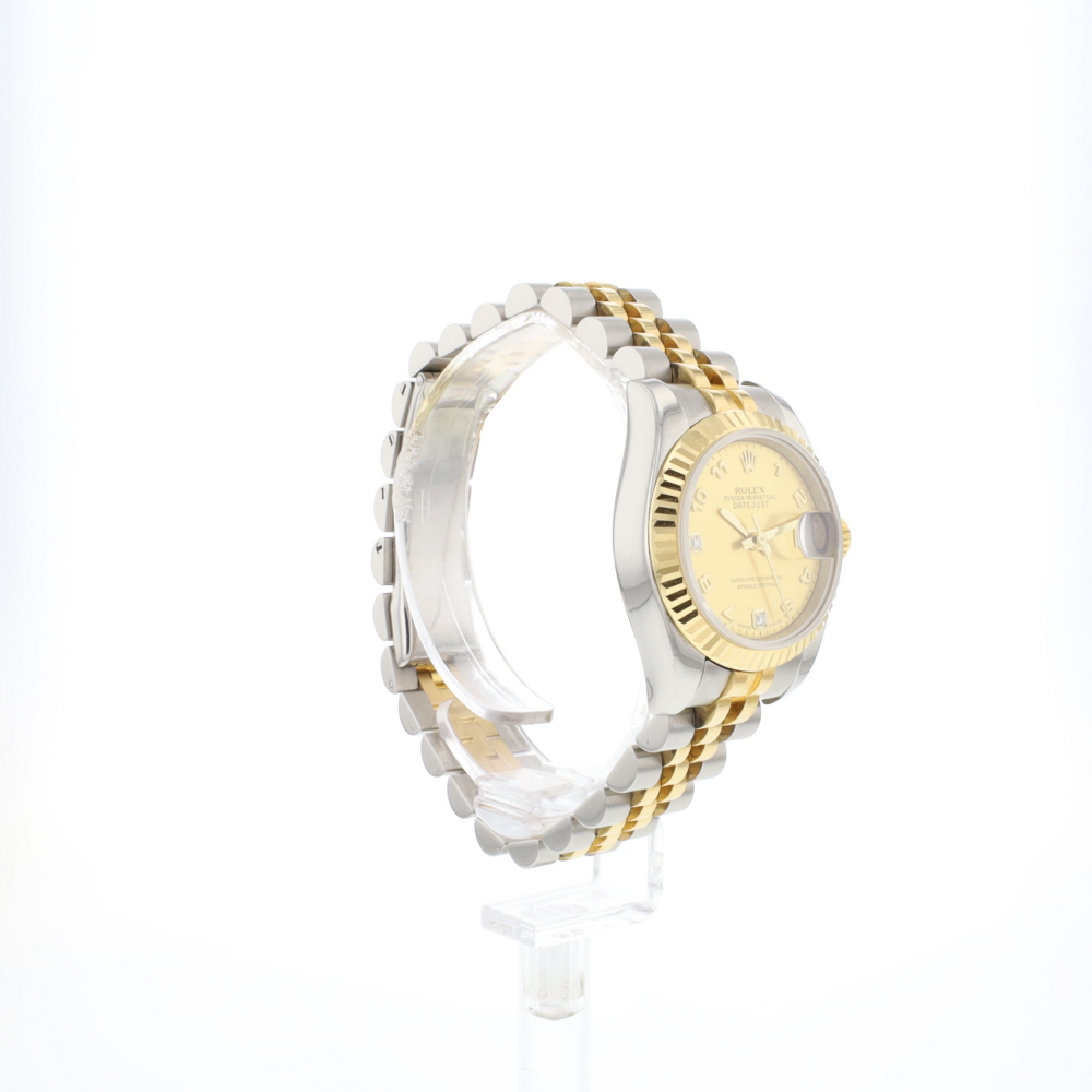 Lady-Datejust 26 Jubilee Steel/Gold Arabic Golddust Diamond Dial