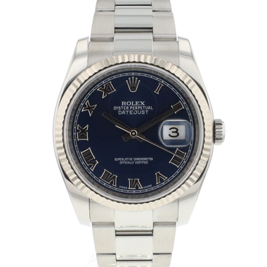Rolex - Datejust 36 Oyster Blue Roman Dial