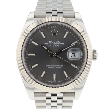 Rolex - Datejust 41 Jubilee Rhodium Dial