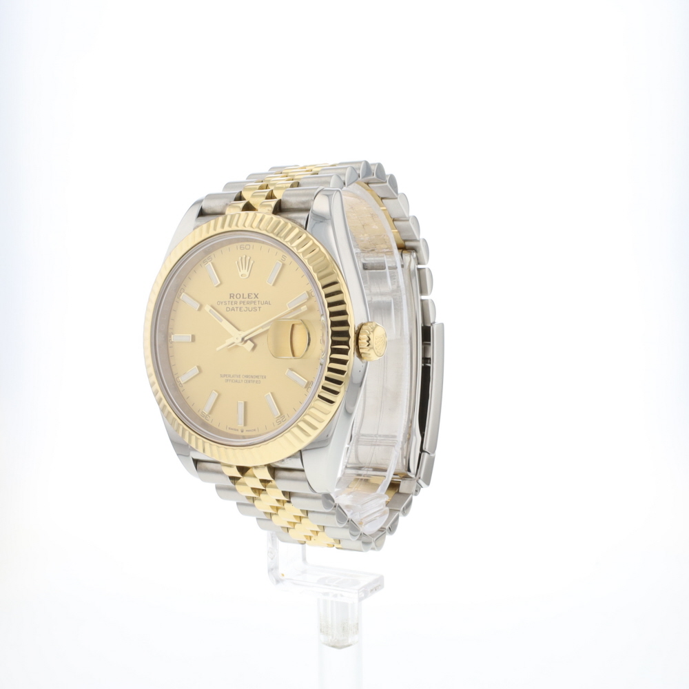 Datejust 41 Steel/Gold Jubilee Champagne Dial