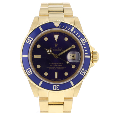 Rolex - Submariner Date Yellow Gold Blue Dial