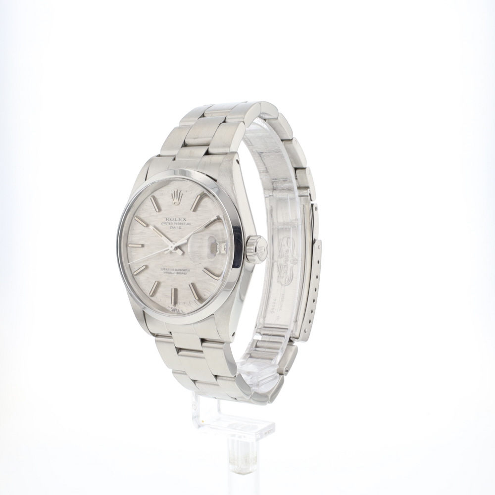 Date 34 Steel Oyster Silver Dial