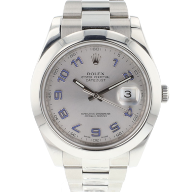 Rolex - Datejust II Silver Arabic Dial