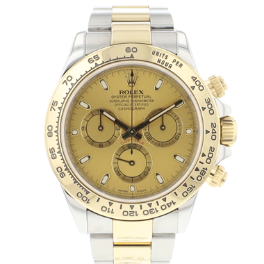 Rolex - Daytona Steel/Gold Champagne Dial