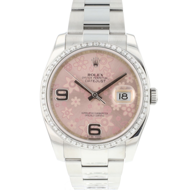 Rolex - Datejust 36 Dimaond Pink Flower Dial