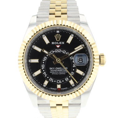 Rolex - Sky-Dweller Steel/Gold Jubilee Black Dial NEW '26