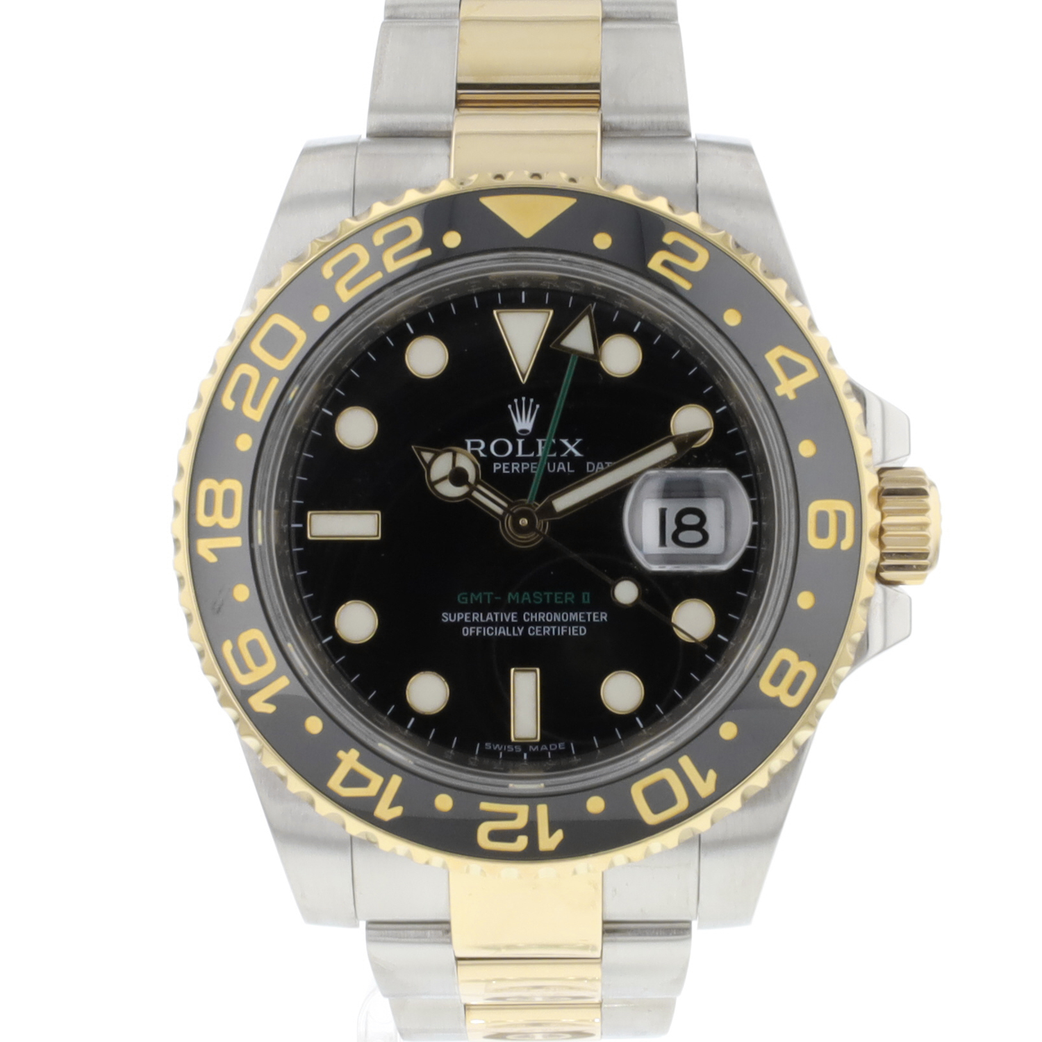 GMT-Master II Gold Steel 116713LN