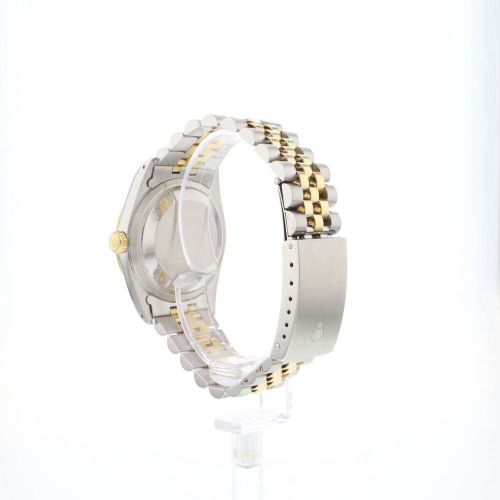 Datejust 36 Steel/Gold Jubilee Black Tapestry Dial