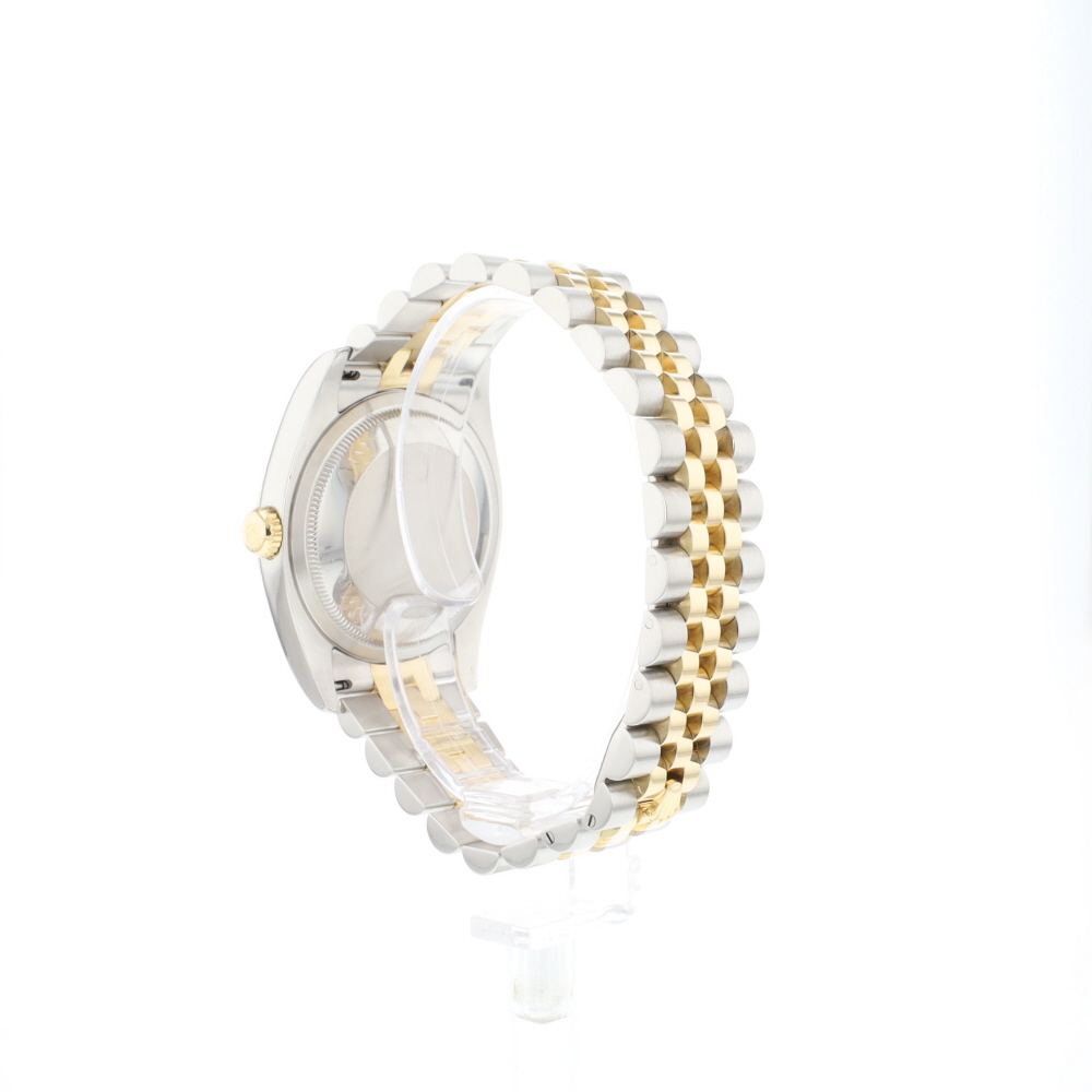 Datejust 36 Steel/Gold White Diamond Dial