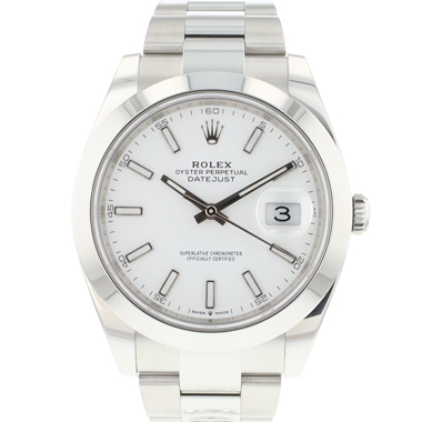 Rolex - Datejust 41 Oyster White Dial