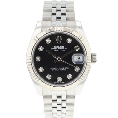 Rolex - Datejust 31 Jubilee Black Diamond Dial