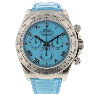 Rolex - Daytona Beach White Gold Blue NOS.
