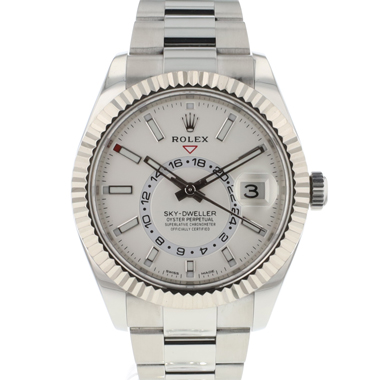 Rolex - Sky-Dweller Steel White Dial