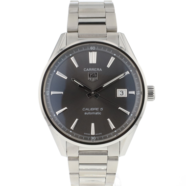 Tag Heuer - Carrera Calibre 5 Automatic Grey Dial NEW 2026