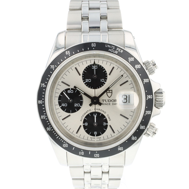 Tudor - Prince Date Chronograph Steel Silver Dial