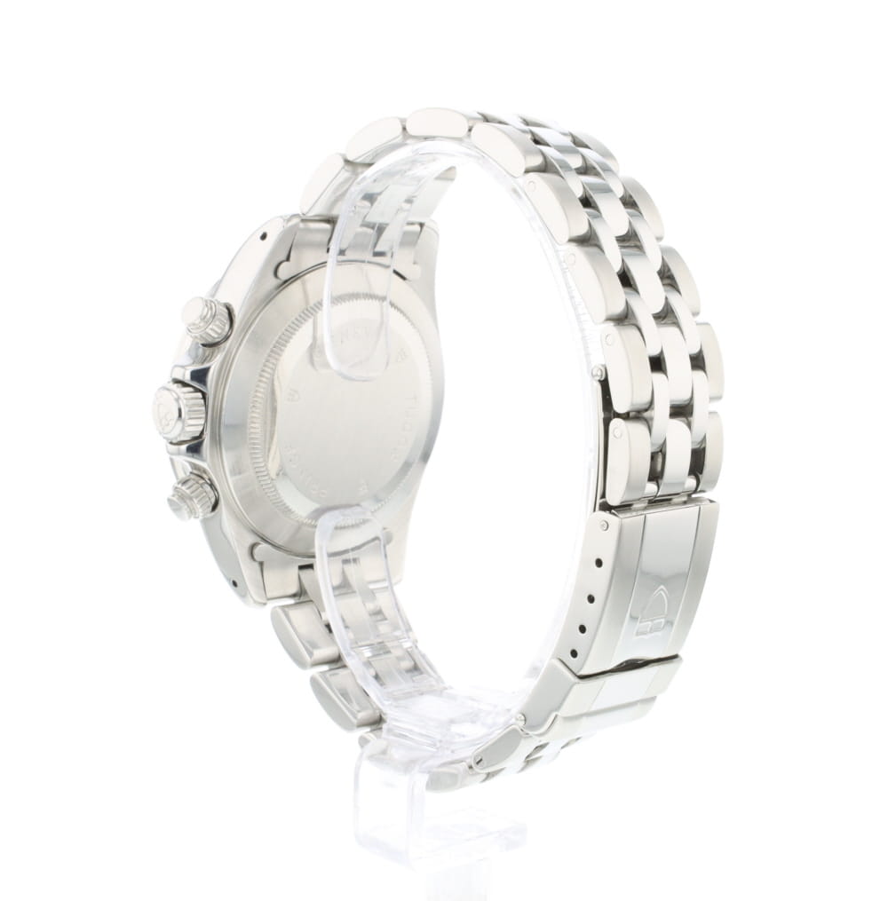 Prince Date Chronograph Steel Silver Dial