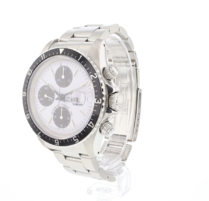 Oyster Date Chronograph White Dial