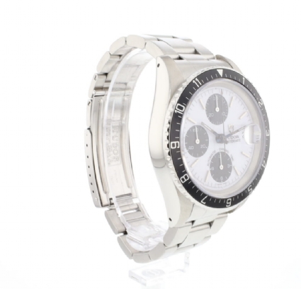 Oyster Date Chronograph White Dial