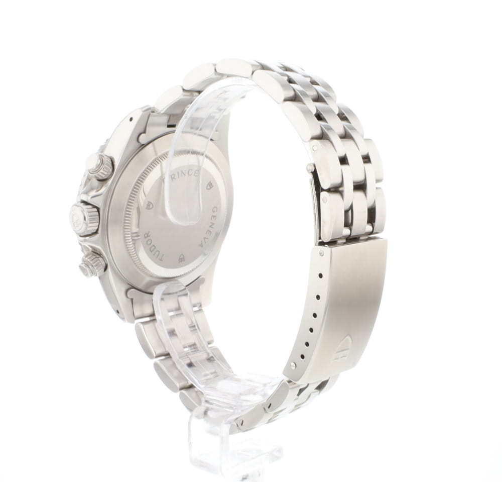 Prince Date Chronograph Silver Dial
