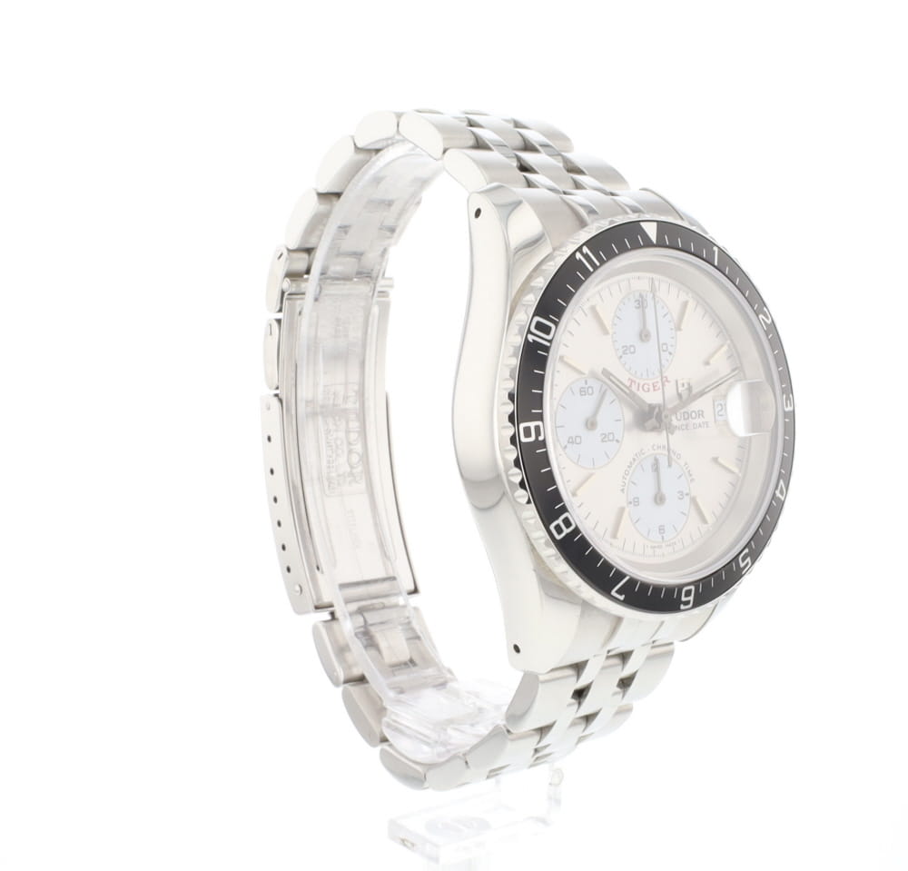 Prince Date Chronograph Silver Dial