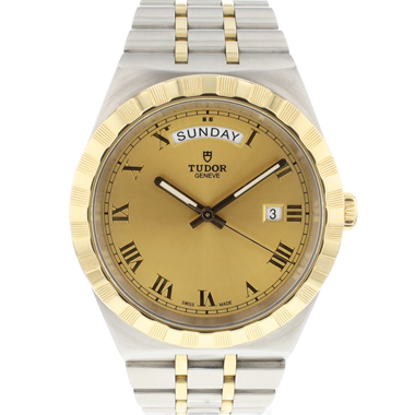 Tudor - Royal Day-Date Steel Gold Roman Dial