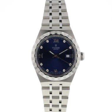 Tudor - Royal 28 Steel Blue Roman Diamond Dial NEW '26