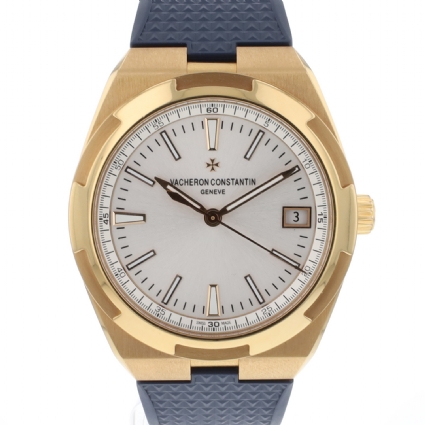 Overseas Rose Gold Silver Dial