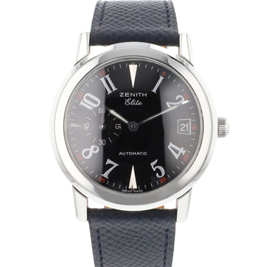 Zenith - Elite Port Royal Steel Black Dial